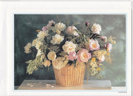 Postogram 093 / 95 - Rozen - Lavendel - Fotostock - Roses - Lavendel - Flowers - Postogram