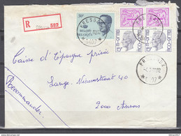 Aangetekende Brief Van Presgaux (sterstempel) Naar Anvers - 1970-1980 Elström