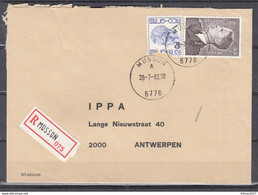 Aangetekende Brief Van Musson Naar Antwerpen - 1970-1980 Elström