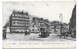 DIJON Place Darcy Porte Guillaume Animation Tramway Correspondance Faisant Référence A Un Déraillement De Train - Dijon