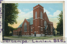 -First Baptist Church - LEAMINGTON. ONT. Canada, écrite, 1930, épaisse, Coins Ok, TBE, Scans. - Otros & Sin Clasificación