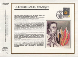 Belgique - CEF N°628 - La Resistance En Belgique - 1991-2000