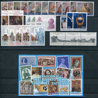 VATICANO - VATICAN - 1991 - Annata Completa - 28 Valori + Libretto - Complete Year - ** MNH/VF - Annate Complete