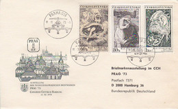 CSSR - Ausstellung Briefmarken Prag '73 - Mi.-Nr. 2160-2164 (2 Briefe) (55693) - FDC