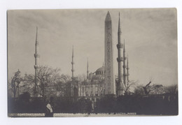 Turquie // Constantinople // CPA - Obélisque And Mosqué Of Sultan Ahmed - Türkei