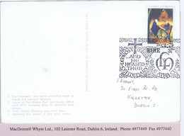 Ireland 1974 Leprosy Mission Centenary Special Cancel Dublin 26.4.74, On Leprosy Mission Postcard - Prefilatelia