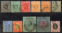 East Africa & Uganda 1912. 11 Values Of The George V Set, Fine Used - Britisch-Ostafrika