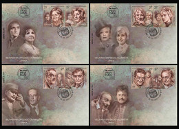 Serbia 2021. Doyens Of Serbian Acting,FDC, MNH - Cinéma