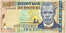 Malawi - 500 Kwacha - 2005 - Pick 56.a - Serie AA - Malawi