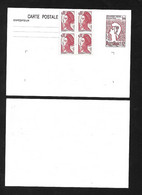 France Carte Postale 2216-CP1 Exposition Philexfrance 82 Et Bloc De 4 Du N° 2179 Neuve B/  TB   - Standard Postcards & Stamped On Demand (before 1995)