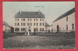 Aye - Le Château - Superbe Carte Couleur - 1914 ( Voir Verso ) - Marche-en-Famenne