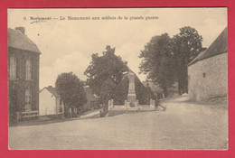 Merlemont - Le Monument Aux Soldats De La Grande Guerre - 1924 ( Voir Verso ) - Philippeville