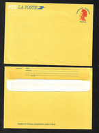 France Entiers Enveloppe  2484A-E Liberté De Gandon Validité Permanente Rouge Neuf B/TB Voir Scan    - Overprinter Postcards (before 1995)