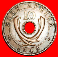 • SOUTH AFRICA WARTIME (1939-1945): EAST AFRICA ★ 10 CENTS 1945SA! George VI (1937-1952) LOW START ★ NO RESERVE! - Colonie Britannique