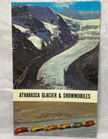 Athabasca Glacier And Snowmobiles, Jasper, Alberta, Unused, Canada Postcard - Jasper