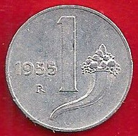 ITALIE 1 LIRE - 1955 - 1 Lire