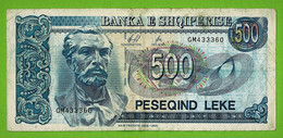 ALBANIE / 500 LEKE / PESEQIND LEKE / 1996 - Albania