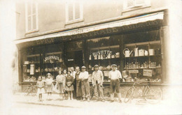 Le Plessis Trévise * Carte Photo Devanture Epicerie Centrale DELTOUR Buvette Journaux Vins * Avenue De Liège * Commerce - Le Plessis Trevise