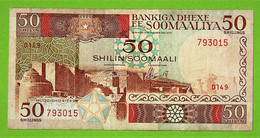 SOMALIE  / 50 SHILIN SOOMAALI / 1989 / ETAT SUP - Somalië