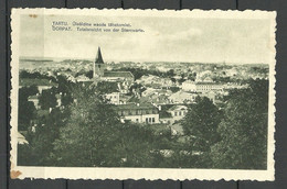 Estland Estonia Ca 1920 Post Card Dorpat Tartu Totalansicht Von Der Sternwarte - Estonie