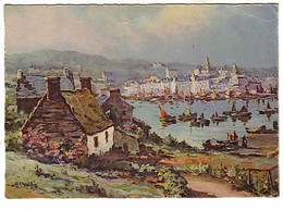 Audierne - Vue Générale Du Port - Repro Peinture - éd. Yvon - Audierne