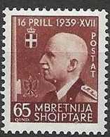 Albania Mint Hinged * 12 Euros 1942 - Albania