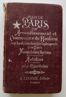 Guide Indicateur Plan De Paris Et Proche Banlieue 75 Nomemclature Rues Repertoire Metro Bus - Andere Pläne