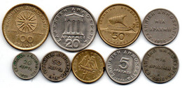 Grèce - Lot De 9 Monnaies - Greece