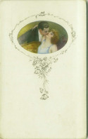 MONESTIER SIGNED 1910s POSTCARD  - COUPLE KISSING - N. 719 (BG1243) - Monestier, C.