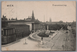 Wien - S/w Franzensring - Ringstrasse