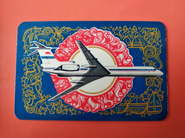 К01_025  USSR Calendar / Aeroflot / Aviation / Airline / Airplane / Airways   1975 - Formato Piccolo : 1971-80
