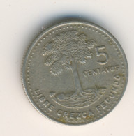 GUATEMALA 1987: 5 Centavos, KM 276 - Guatemala