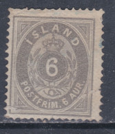 Islande N° 7 (.) 6 A. Gris Type A Neuf Sans Gomme, TB - Ungebraucht