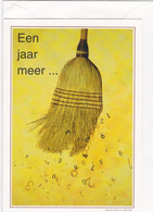 Postogram 102 N / 96 - Een Jaar Meer - W. Crocker, Image Ban - Borstel - Broom One Year More ... - Postogram