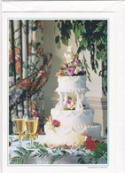 Postogram 106 / 96 - Huwelijkstaart - B. Melton, Fotostock - Wedding Cake - Champagne - Postogram