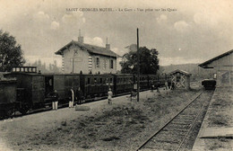 EURE - 27 - SAINT-GEORGES MOTEL - La Gare - Vue Prise Sur Les Quais - Saint-Georges-Motel