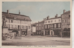 01 - PONT DE VAUX - Place Joubert - Statut Du Général - Pont-de-Vaux