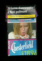 Tabacco Pacchetto Di Sigarette Italia - Chesterfield Blue 6 Da 20 Pezzi - Tobacco-Tabac-Tabak-Tabaco - Etuis à Cigarettes Vides