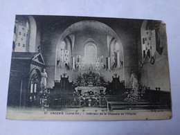 CPA Ancenis Intérieur De La Chapelle De L'Hôpital - Ancenis