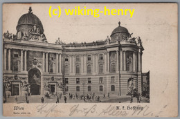 Wien - S/w Kaiserlich Königliche Hofburg 1 - Ringstrasse