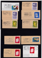 UNO Genf - 10 Verschiedene Sloganstempel Zwischen 1975 Und 1980 - Other & Unclassified