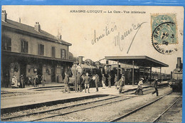 08 - Ardennes - Amagne Lucquy - La Gare - Vue Interieure (train) (N4409) - Other & Unclassified