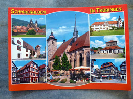 Schmalkalden - Schloss Wilhelmsburg - Altmarkt - Kirche - Fachwerk - Echt Foto - Thüringen - Schmalkalden