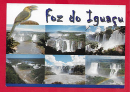 CARTOLINA NV BRASILE - PARANA - Foz Do Iguazu - Vedutine Multivue - 10 X 15 - Curitiba