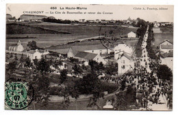 CHAUMONT --1907--La Côte De Buxereuilles Et Retour Des Courses   (  Animée ).......timbre ..cachet..............à Saisir - Chaumont