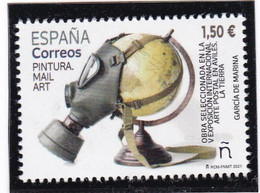 2021-ED. 5479 - Pintura.- 2021. Mail Art.  V Exposición Internacional Arte Postal En Avilés. La Tierra - NUEVO - Unused Stamps