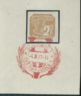 Böhmen Und Mähren 4.10.41 Sonderstempel 59 Briefstück, Budweis Viktoria - Covers & Documents