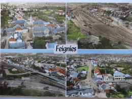 FEIGNIES CARTE MULTI VUES LAPIE - Feignies