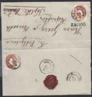 Austria, Austrohungarian Empire, Serbia Kanjiza To Croatia Varazdin, With Transit Toplice Cancel, Postal History - Lettres & Documents