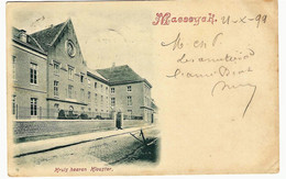 CPA MAASEIK MAESEYCK : Huis Heeren Klooster - Circulée En 1899 - 2 Scans - Maaseik